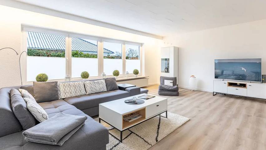 Ferienhaus für 4 Personen, mit Garten in Leck