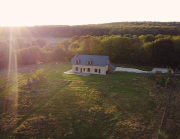 Location de vacances pour 12 personnes, avec vue et jardin à La Mailleraye-sur-Seine