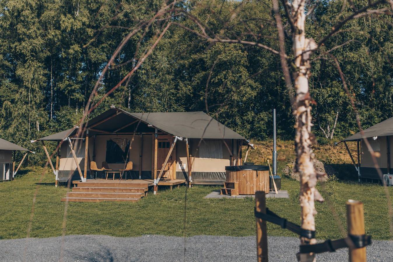 Wb Resort Gmbh — Glamfield Lodge Ii mit Hot Tub | 6 Pers. in Wilsum, Landkreis Grafschaft Bentheim
