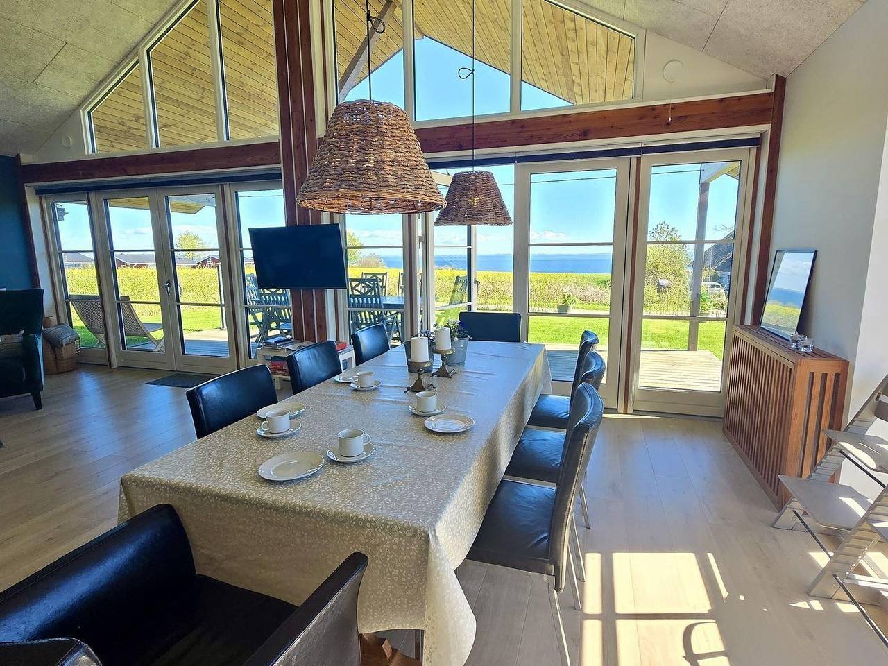 Modernes Ferienhaus mit Meerblick, in Strandnähe in Sydals, Mommark