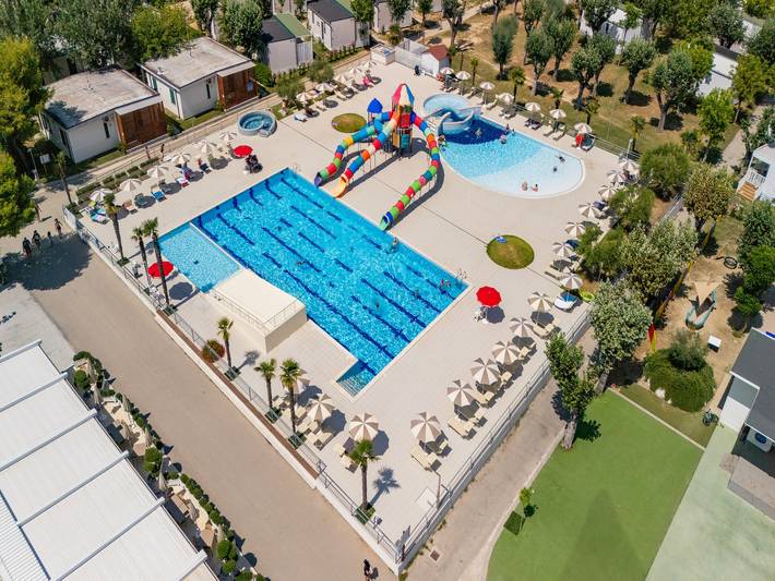 Camping für 4 Personen, mit Pool und Kinderpool, mit Haustier in den Abruzzen