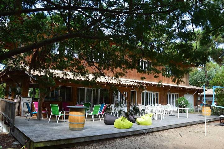 Ferienhaus für 24 Personen, mit Balkon und Garten in Cap Ferret