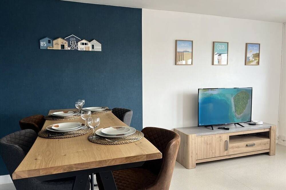 Ganze Wohnung, Le Phare-Apartment-Stadt-Ensuite-Hafenblick in Calais, Calais und Umgebung