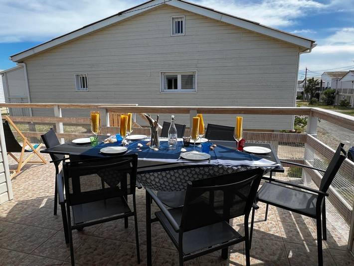 Chalet voor 6 personen, met balkon in Gruissan Plage