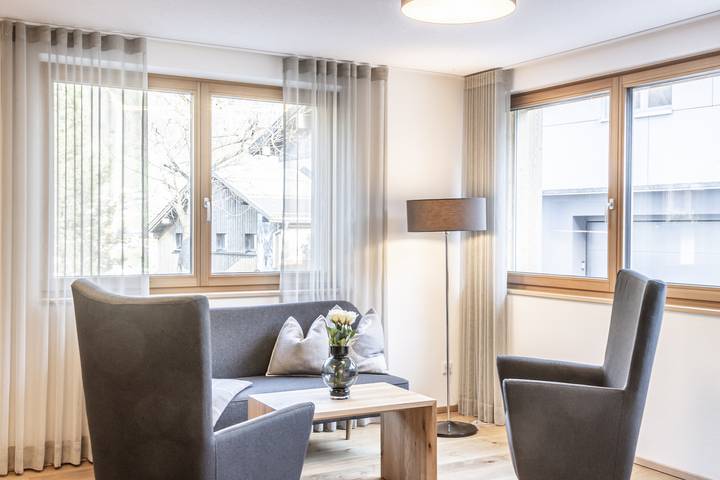 Apartment for 6 people, with Balcony and Terrace as well as Garden in Au