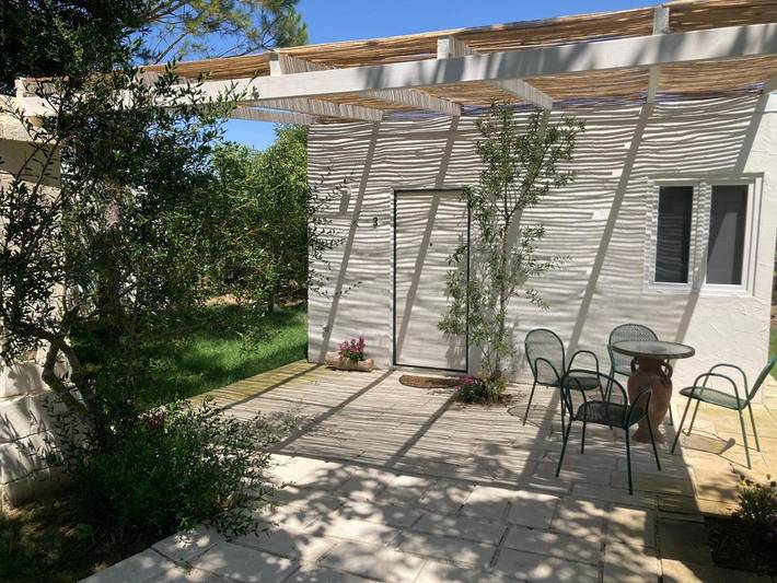Hotel für 4 Personen, mit Garten und Ausblick, mit Haustier in Aradeo