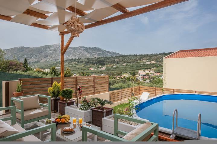 Ferienhaus für 6 Personen, mit Balkon und Garten, kinderfreundlich