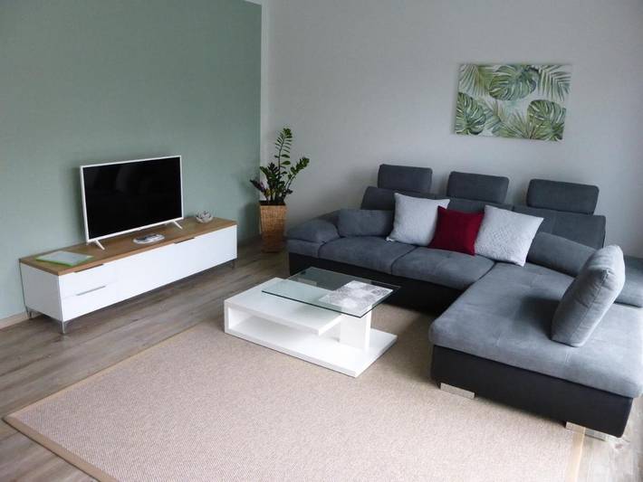 Ferienwohnung für 4 Personen, mit Balkon und Terrasse sowie Ausblick in Weingarten