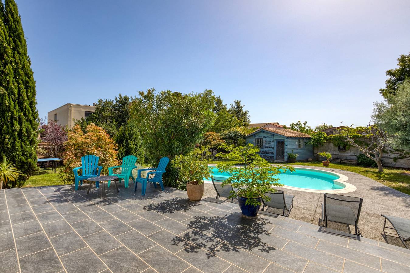 La villa du soleil sereine et familiale in Frontignan, Côte méditerranéenne (France)