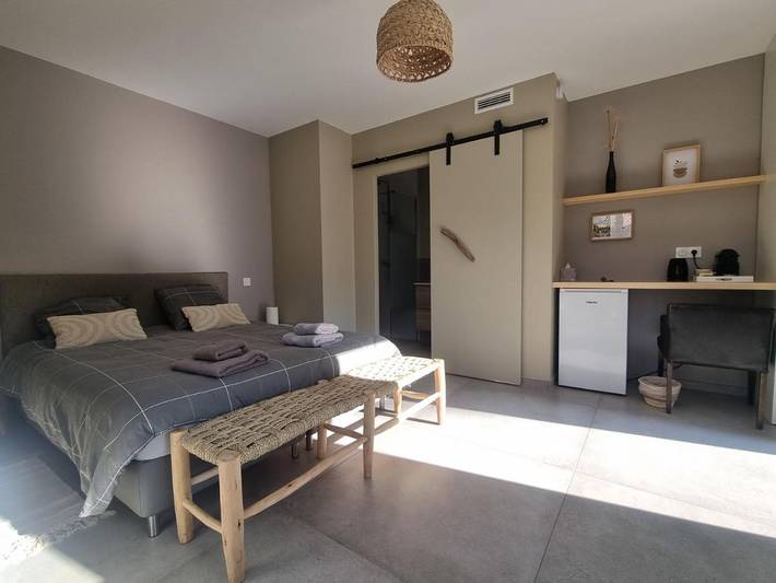 Chambre d’hôte pour 2 personnes, avec terrasse ainsi que piscine et jardin à Lacanau - 2