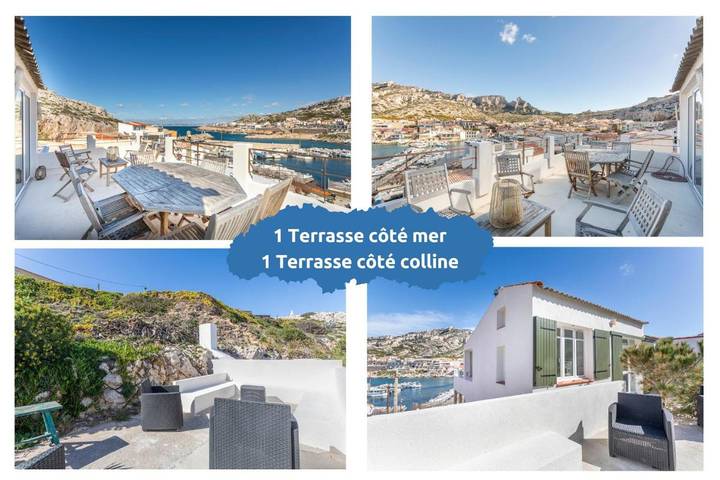 Villa for 10 people, with view and terrace in Marseille