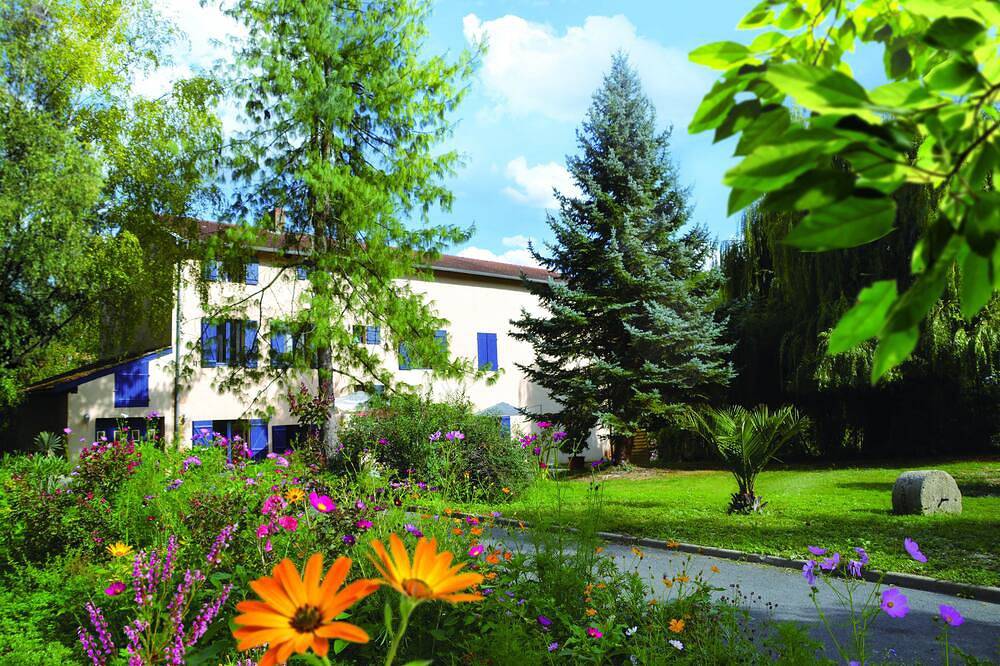 Grande maison de caractère pour 14 personnes avec piscine, terrasses et jardin. in Neuville-sur-Saône, Lyon et ses environs