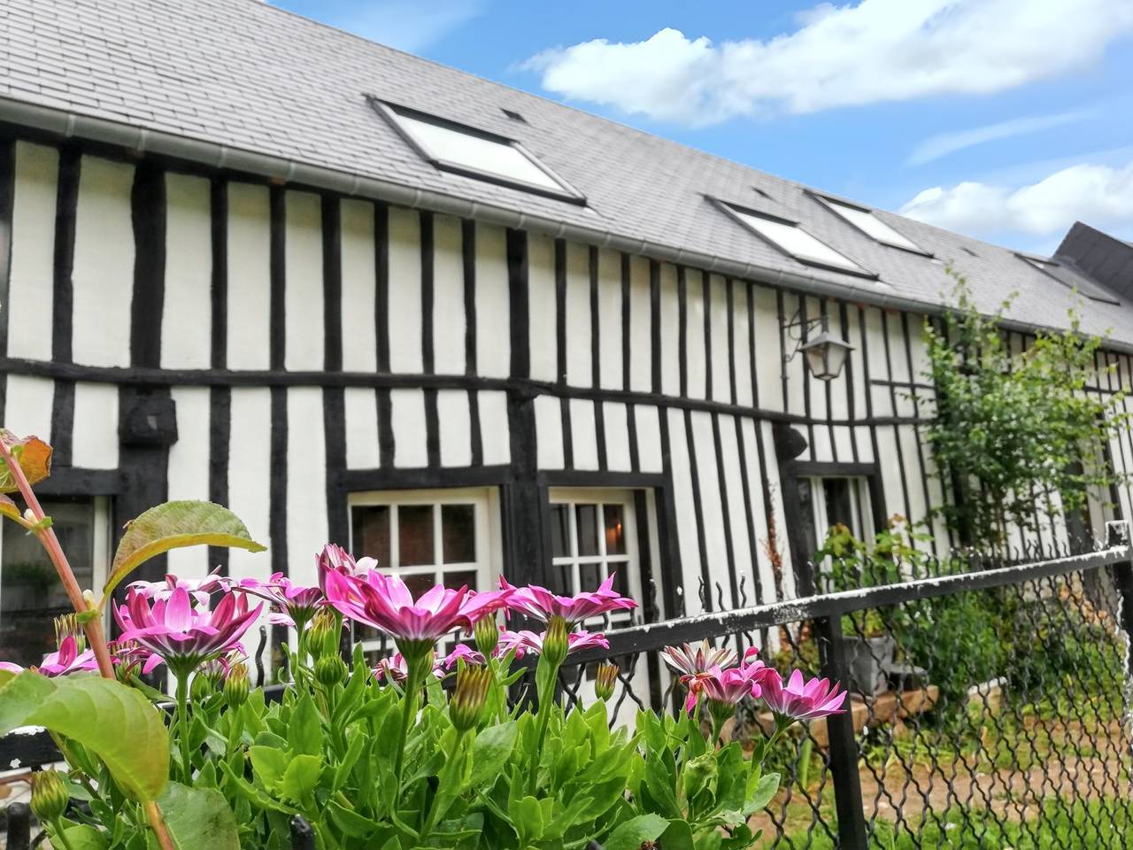Maison rustique charmante à Sassetot-le-Mauconduit, jardin. in Sassetot-le-Mauconduit, Région du Havre