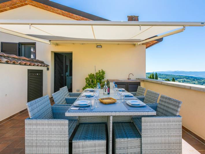 Ferienwohnung für 5 Personen, mit Ausblick und Terrasse in Riparbella - 3