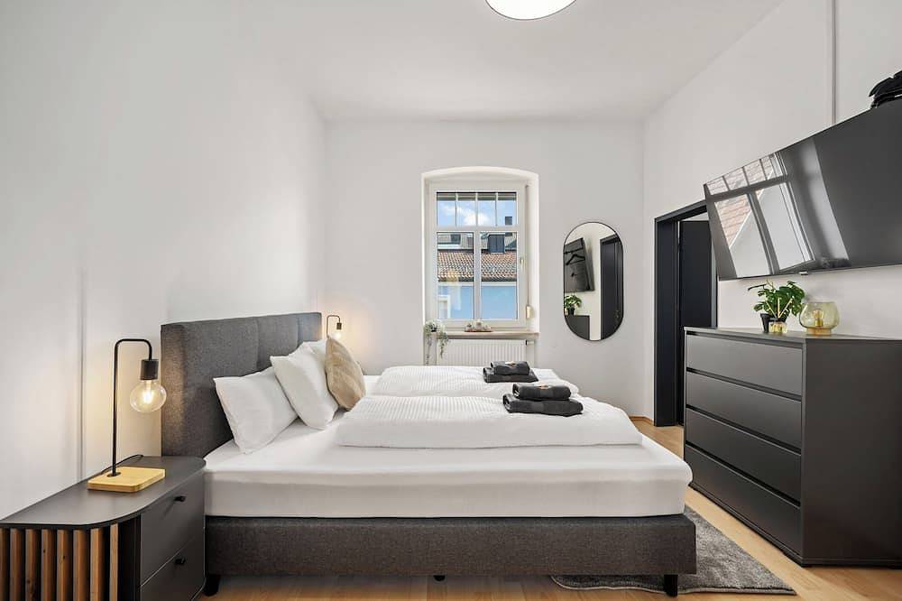 Appartement entier, Self-check-in apartment with high-speed Wifi and free parking in the city center in Bad Kissingen, Rhön-Bayern