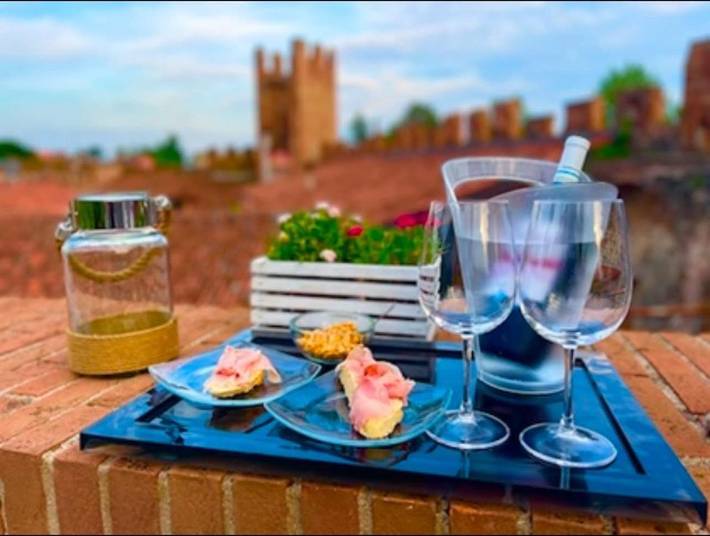 Gîte pour 2 personnes, avec piscine ainsi que jardin et vue à Montagnana - 4