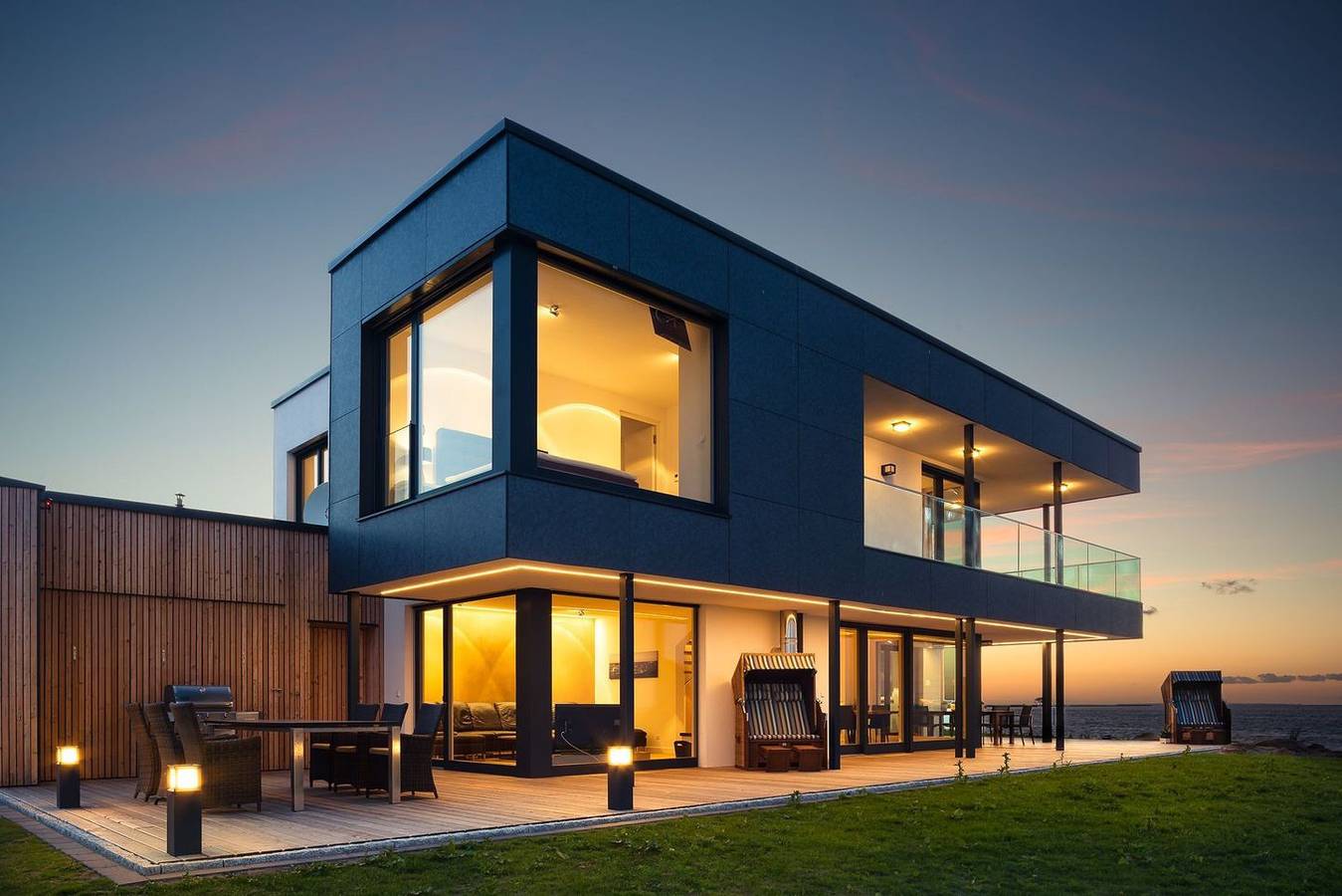 Privates Ostsee-Ferienhaus "Kap Baltic Sea" auf großem Wassergrundstück in Olpenitz, Kappeln