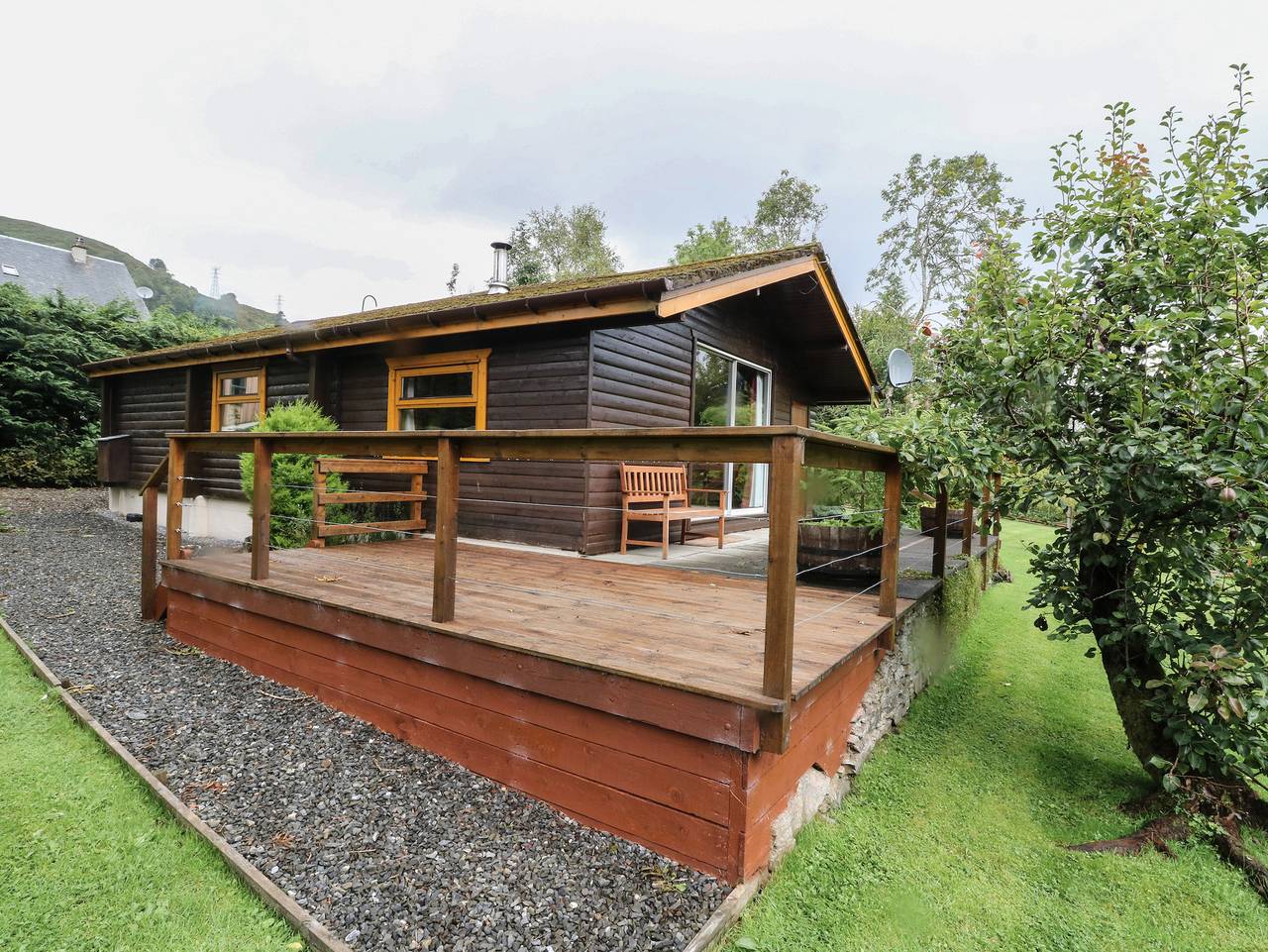 Lodge für 4 Personen mit Garten in Killin, Stirling und Umgebung
