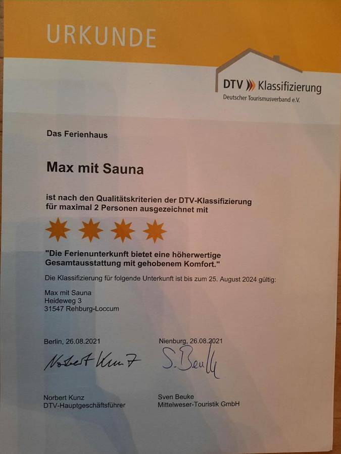 Ferienhaus für 2 Personen, mit Balkon und Terrasse sowie Garten und Sauna am Steinhuder Meer - 4