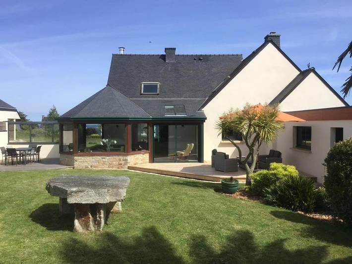 Maison de vacances pour 6 personnes, avec terrasse ainsi que vue et jardin