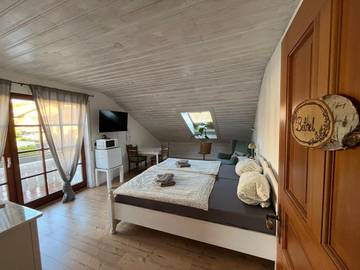 Gîte pour 2 personnes, avec balcon et vue à Gaggenau