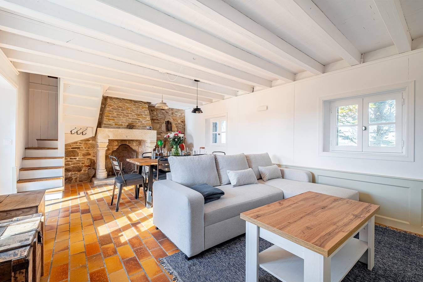 Ferienhaus für 4 Personen mit Garten in Saint-Armel, Côte des Mégalithes