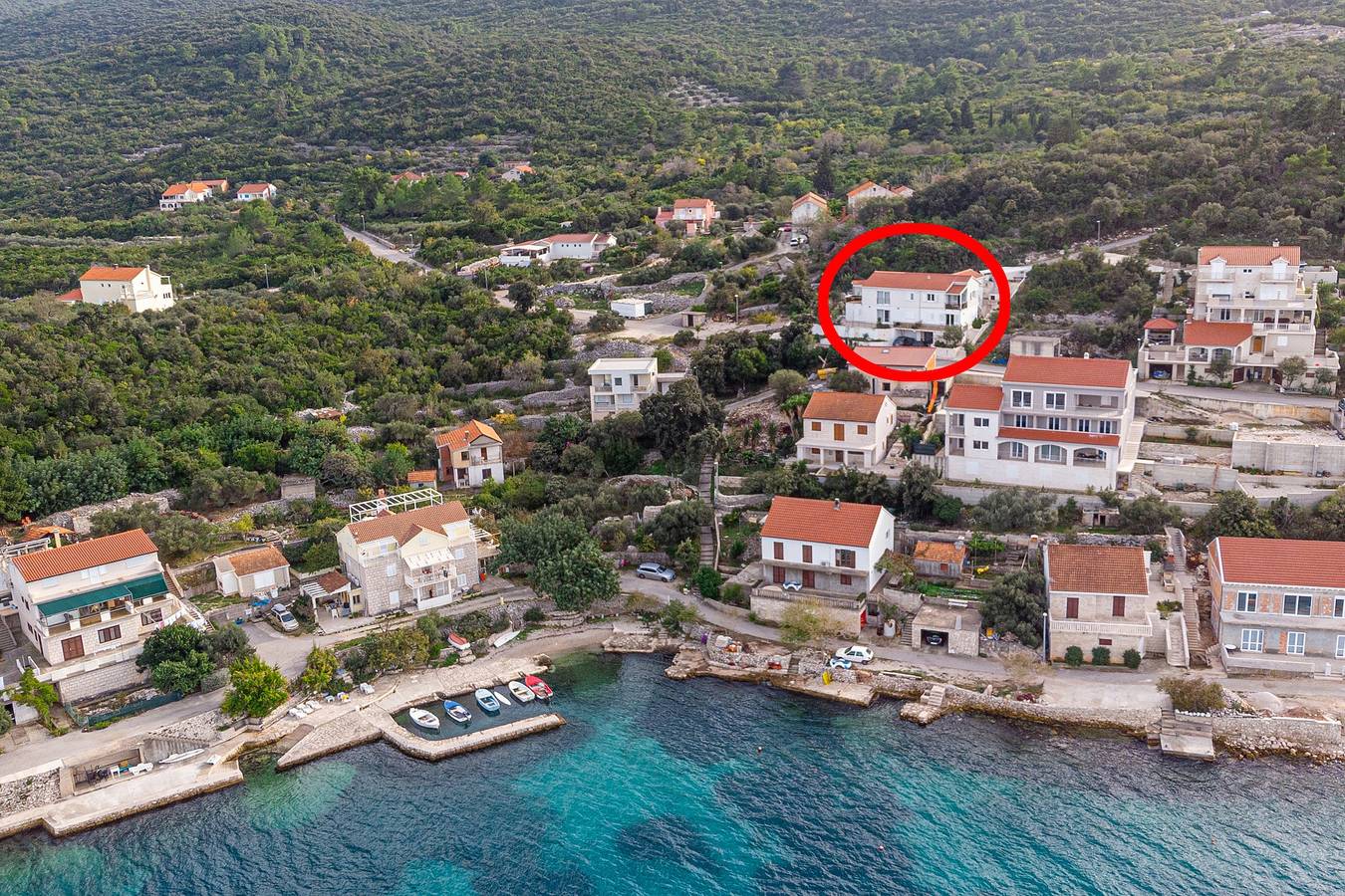 Ganze Wohnung, 1-Zimmer-Ferienwohnung mit Terrasse und Meerblick Kneza, Korcula A-21863-a in Kneza, Korcula