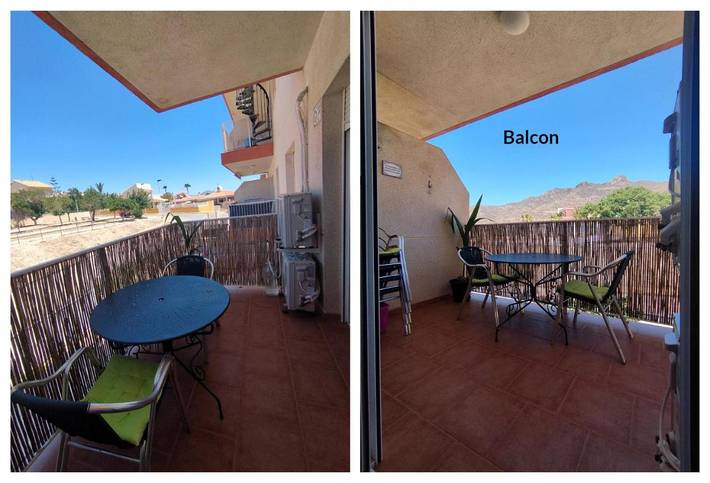 Gîte pour 6 personnes, avec piscine ainsi que balcon et vue dans Bolnuevo - 2