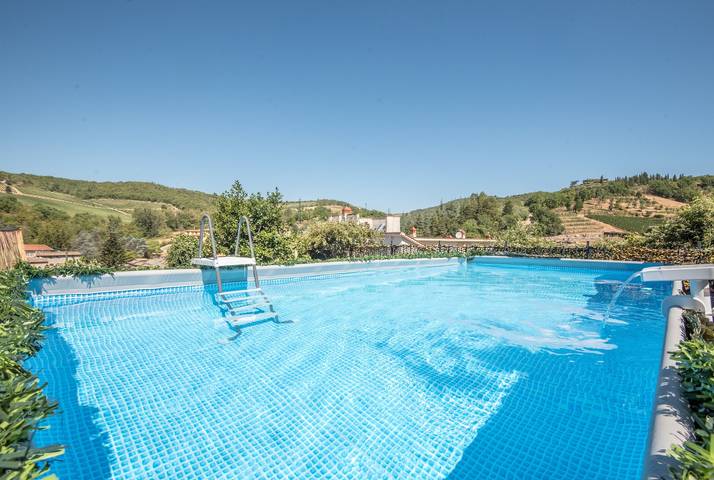 Casa vacanza per 6 persone, con giardino e piscina per bambini, adatto a famiglie con bambini a Gaiole in Chianti