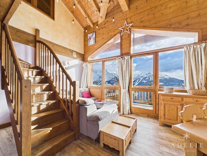 Gîte pour 8 personnes, avec Balcon dans La Rosière