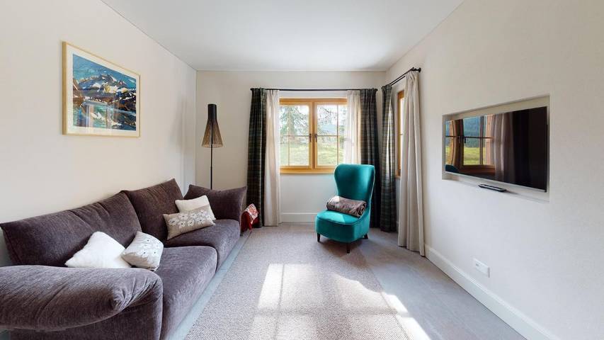 Ferienwohnung für 4 Personen, mit Terrasse und Garten sowie Ausblick in Pontresina - 2