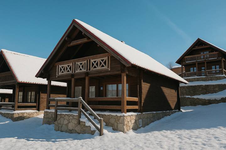 Chalet per 6 persone, con balcone - 1