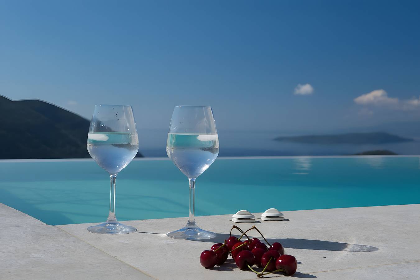 Sunny villa ilios over mikros gialos near sivota in Grecia