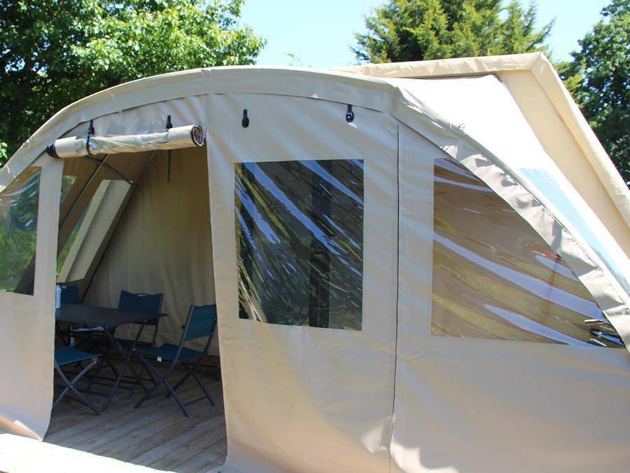 Camping le Picard - Glampingtent 4 personen - Coco Sweet zonder sanitair in Saint-Hubert-des-Biards, Bayeux en omgeving