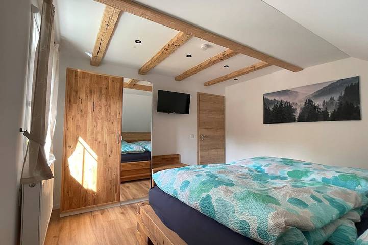 Ferienwohnung für 6 Personen, mit Balkon und Garten sowie Sauna in Wallenfels - 3