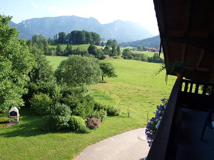 Unterauer Hof - Chiemgau Karte - Doppelzimmer Kienbergblick mit Dusche/Wc, Balkon in Inzell, Bayerische Alpen