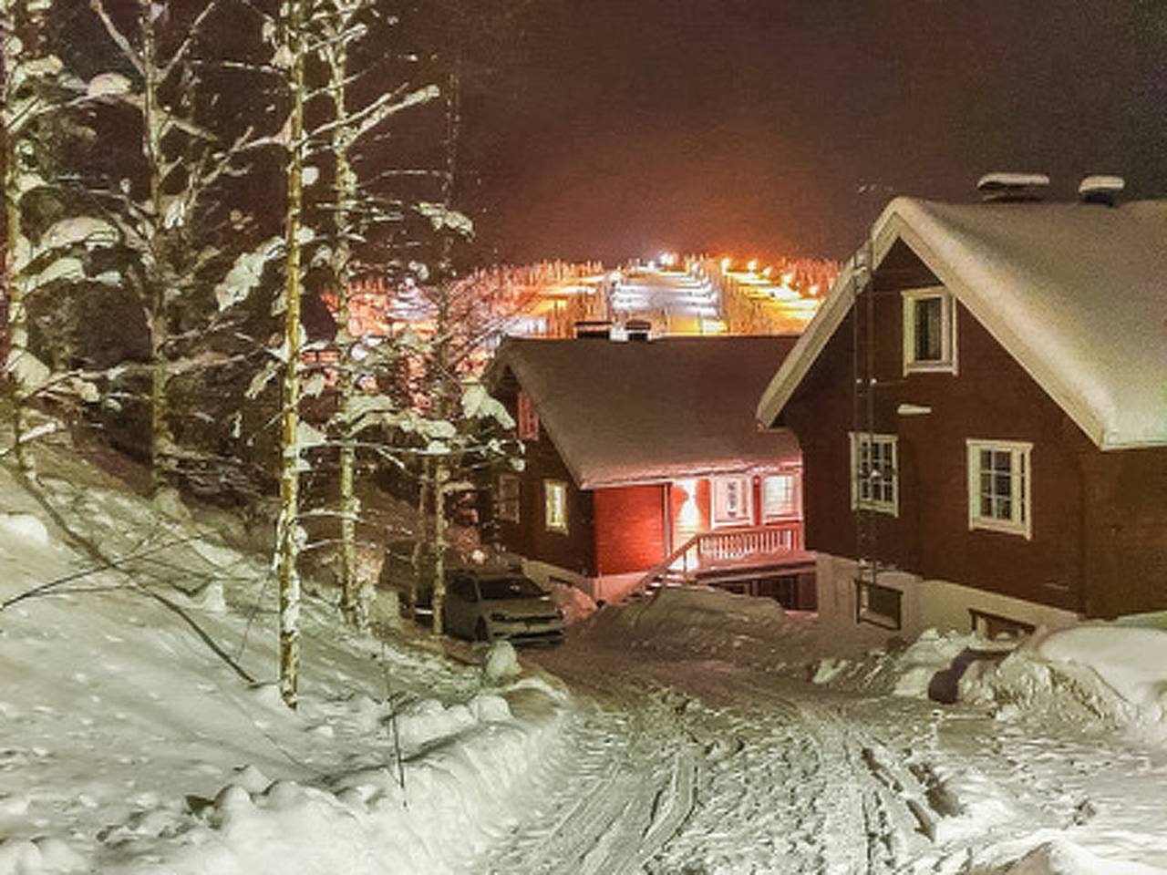 Aurinkoalppi 12a paritalon yläkerta in Ukkohalla, Kainuu