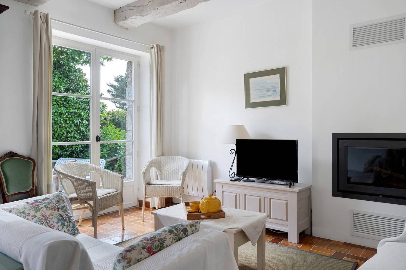 Casa de vacaciones «La Ville Es Anougiers» con terraza privada, jardín privado y Wi-Fi in Ploubalay, Región de Dinan