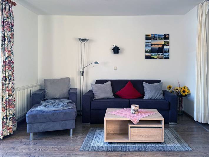 Ferienwohnung für 4 Personen, mit Balkon und Garten sowie Ausblick in Seeg