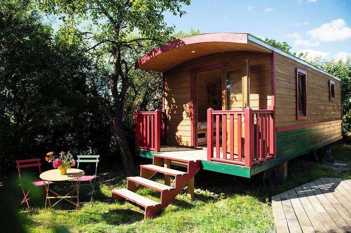 Mobil home pour 3 personnes à Le Gué-d'Alleré