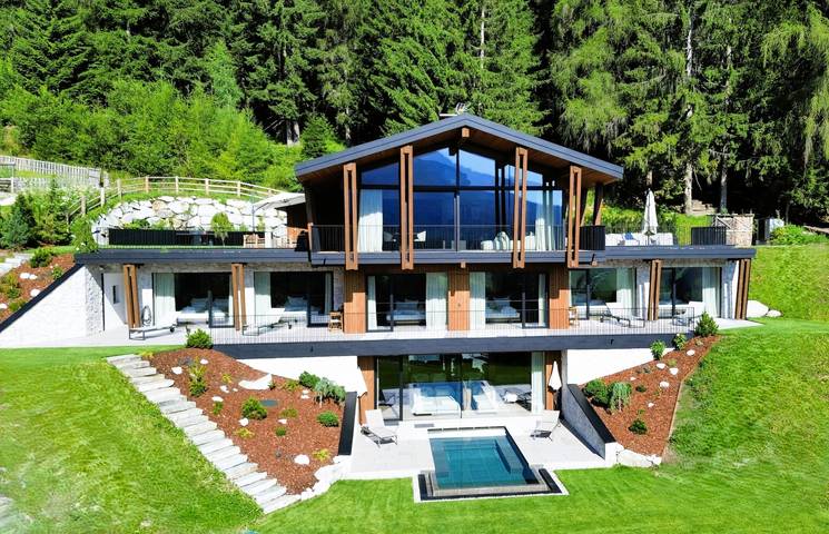 Villa pour 12 personnes, avec Balcon et Jacuzzi ainsi que Terrasse et Sauna dans Dolomites