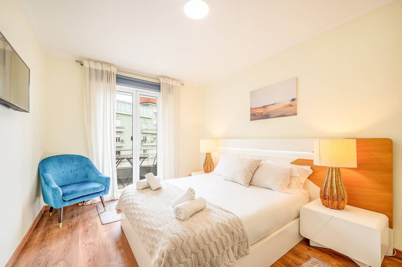 Ganze Wohnung, Ferienwohnung für 4 Personen mit Balkon in Lissabon, Costa de Lisboa