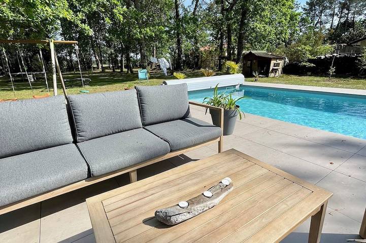 Maison de vacances pour 10 personnes, avec jardin à Parentis-en-Born