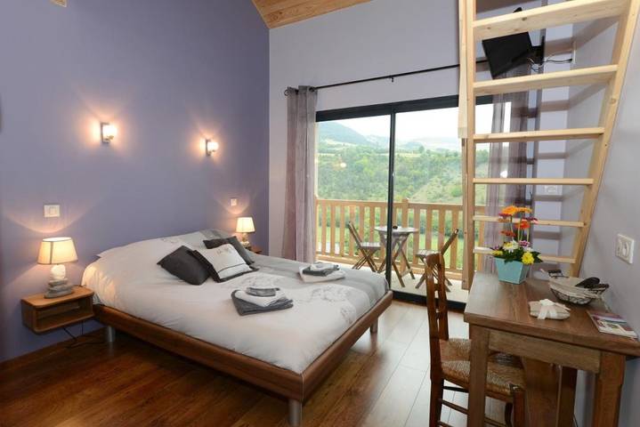 Location de vacances pour 5 personnes, avec Balcon et Terrasse ainsi que Jardin et Vue dans Lozère - 4