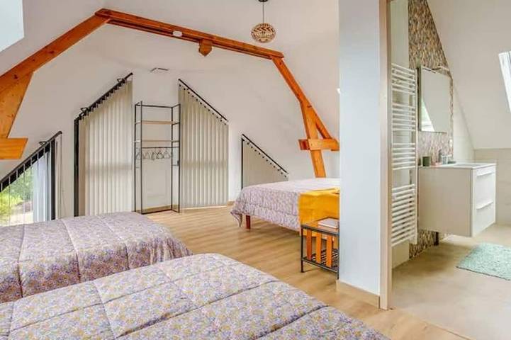 Gîte pour 8 personnes, avec jardin dans Soulitré - 3