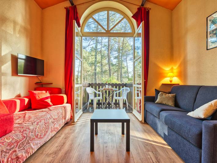 Location de vacances pour 3 personnes, avec Balcon à Lacanau