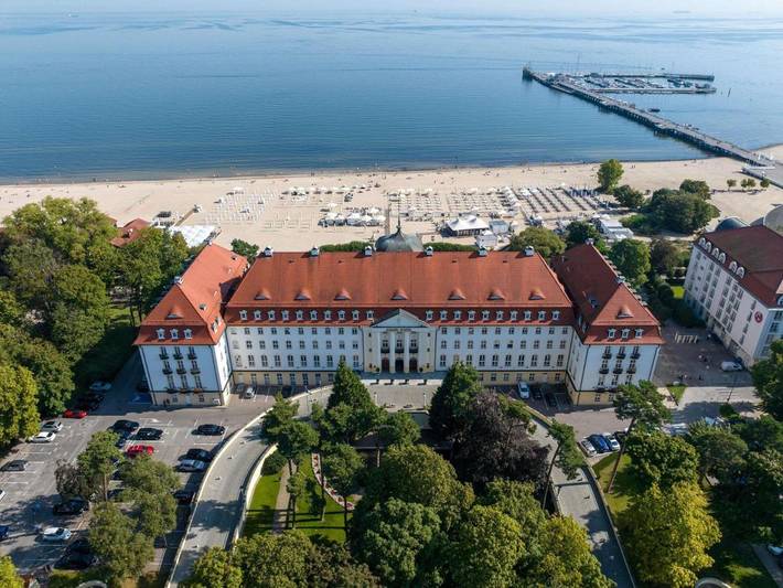 Hotel dla 2 osób, z sauna i widok oraz basen i ogród w Sopot
