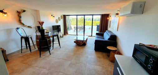 Appartement De Vacances pour 4 Personnes dans Saint-Laurent-d'Aigouze, Région de Nîmes, Photo 3