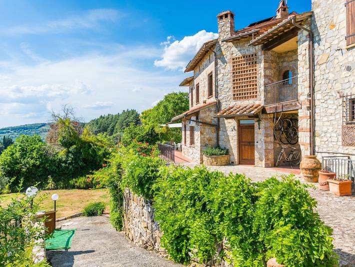 Location de vacances pour 10 personnes, avec jardin et vue à Castellina in Chianti - 3