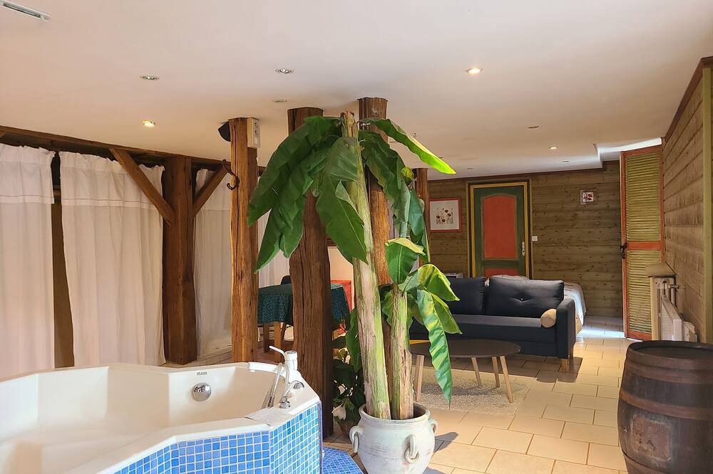 Appartement entier, Grand studio avec jacuzzi privé in Saint-Léonard-de-Noblat, Région de Limoges